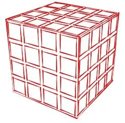Esboço de um 4x4x4